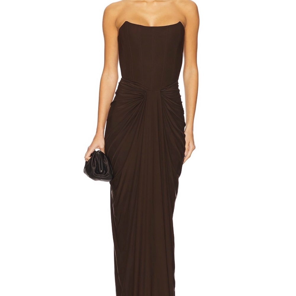 Dark Brown Formal Dress